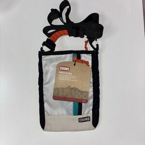 CHUMS Indio Sling Bag White Teal‎ Black Adjustable Outdoor Crossbody NWT